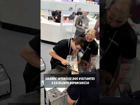 We Brought 🔥 Laser Cutting Power to EXPOMAFE 2025