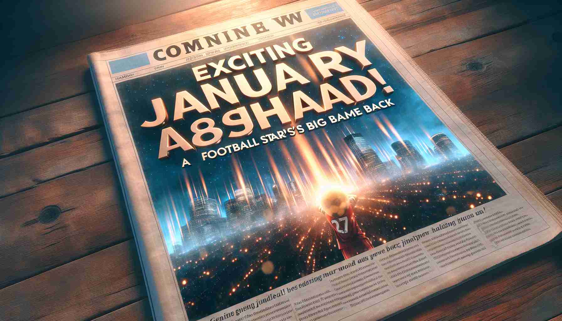 Exciting January Ahead! A Football Star’s Big Comeback